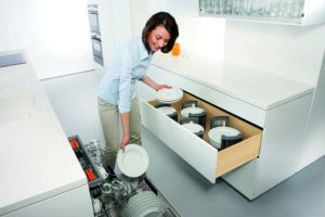 Every Kitchen Can be Divided into 5 Design Zones - Cleaning - Art of Drawers Atlanta Georgia Custom Drawer Organization Solutions
